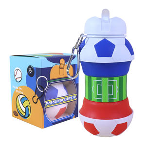 Bouteille d'eau pliable en silicone personnalisée pour enfants, motif <span class=keywords><strong>gourde</strong></span>, pour la saison de football 2026 - Product Image 6