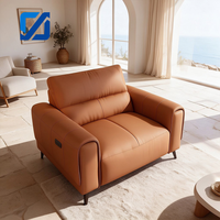 Canapés modernes fonctionnels personnalisables avec massage et chauffage, fauteuils inclinables électriques individuels pour salon, vente en gros directe usine