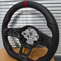 Volant en cuir de qualité supérieure pour Volkswagen VW Golf 6R 5R MK4 MK7 MK7.5 GTI GTD GTE Passat Polo