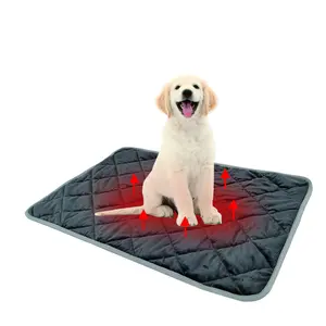 Cozy pet cama esteira cão gato cobertor macio aquecimento almofada térmica cão gato pet pad lavável grande pet aquecimento pad