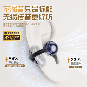 Sports Earphones <b>Wireless</b> Earclip Design IPX4 Waterproof Touch Control Type C Charging Lightweight For Running Workout - Product Image 5