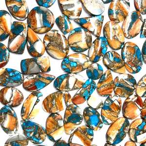 พลอยธรรมชาติ คอปเปอร์ โอสเตอร์ เทอร์ควอยซ์ คละขนาดและรูปทรง คุณภาพสูงสุด พลอยหลวม ราคาโรงงานขายส่ง - Product Image 5