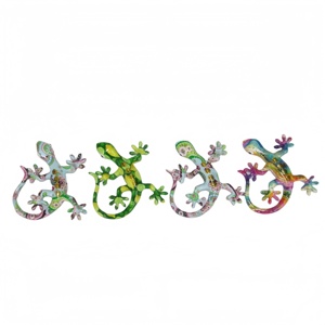 Custom Logo 3D <b>Resin</b> Polyresin Lizard Decorations Handmade Animal <b>Figures</b> for Home Decor Souvenir Gifts Fridge Magnets - Product Image 3