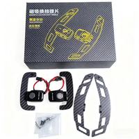 Paire de palettes de changement de vitesse en fibre de carbone magnétique, ajustement universel pour Mercedes-Benz AMG W205 W206 809 W204 W213 CLA E C