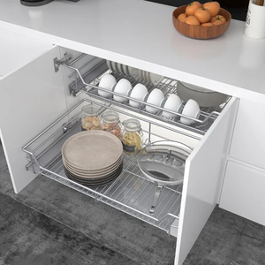 Cocina almacenamiento cajones armarios organizadores platos y cuencos cestas capas alacenas para Cocina - Product Image 1