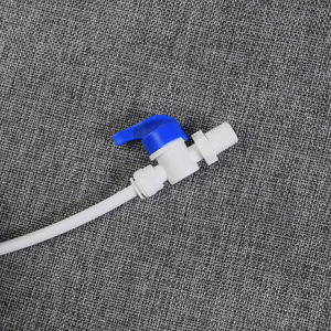 Vanne à boisseau sphérique en plastique, filetage externe 1/4 po, interrupteur de commande de filtre à eau pour machine à eau pure - Product Image 3