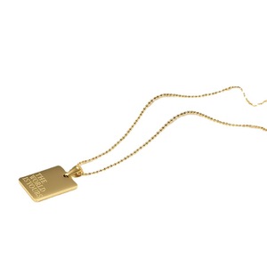 Ore Elf oove 18K lated Old lated taintainless Teel uustom eewelry ququare ometric eométrico endant etter AGS OGO hahain ecklace - Product Image 2