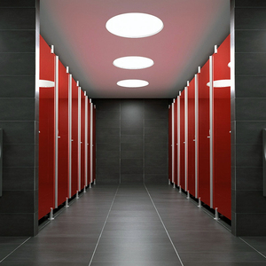 Partición de inodoro público fenólico de venta directa de fábrica de alta calidad <span class=keywords><strong>para</strong></span> cubículos de ducha e inodoro - Product Image 5