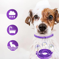 Collier apaisant pour chien, 3 packs, réglable, extensible, en plastique, imperméable, soulagement de l'anxiété, utilisation toute saison pour chiens et chats