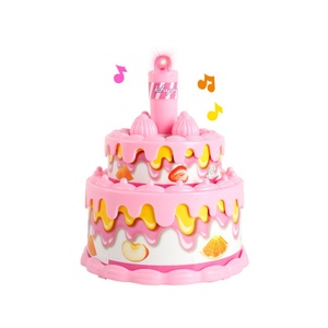 Juego de Cocina de Juguete Rosa para Niños, Refrigerador de Juguete, Mini Electrodomésticos para Jugar a la Casita - Product Image 6