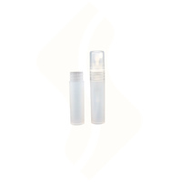 Flacons d'échantillons de parfum en plastique mat dépoli avec pompe pulvérisatrice – Tailles pratiques : stylo de parfum 5ml, 10ml, 15ml