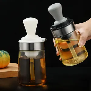 Portable Olive Oil Dispenser Multifunctional Oil Spray Bottle With Silicone  Brush Salad Grilling BBQ Oil Sprayer Kitchen Supplie