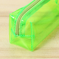 Trousse de maquillage en plastique PVC de haute qualité pochette de rangement transparente personnalisée sac cosmétique avec fermeture éclair pour le voyage