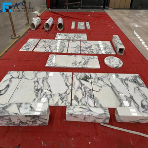 Sang trọng tự nhiên ý Trắng calacata tấm đá cẩm thạch đá calacatta cao cấp - Product Image 5