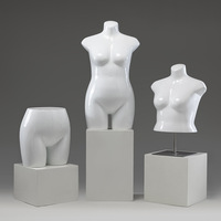 Maniquí de Exhibición de Ropa para Mujer, Talla Grande, con Glúteos Pronunciados, Modelo de Cuerpo Completo o Medio Cuerpo