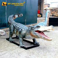 Modèle de crocodile robotique animatronique hautement réaliste MyDino AA035 en Chine
