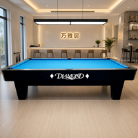 Fabrikdirektpreis Hochwertiger Original Diamond Billardtisch 9-Ball Schieferplatte Kommerzieller Professioneller Diamond Poolbillardtisch 9ft