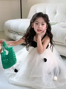 2023 koreanisches Design Kleinkind Baby Mädchen Gesamt kleid Kleinkind Kinder Prinzessin Tutu Kleider für Sommerkleid ung 603X