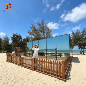 Casa/Villa Modulare di Lusso in Pannelli Sandwich d'Acciaio, Cabina per Hotel, Resort, Parco <span class=keywords><strong>Vacanze</strong></span>, Eco-Turismo 20ft/40ft - Product Image 1