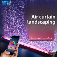 Lampe à bulles RGB pour aquarium JSD, lumière LED submersible sous-marine, contrôle par application, lampe à bulles d'air étanche pour aquarium, décoration d'aquarium