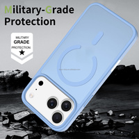 Étui de téléphone mat magnétique résistant aux chocs et à la poussière 2 en 1 TPU PC N52 pour iPhone 18 Pro Max avec bouton de contrôle de la caméra AI