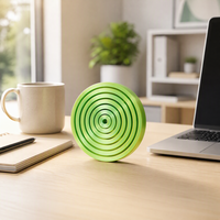 Jouet anti-stress imprimé en 3D, spinner à anneaux concentriques, art moderne, unisexe, décoration de bureau, PLA, soulagement de l'anxiété, cadeau sensoriel pour adultes