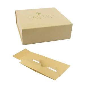 사용자 지정 럭셔리 화장품 사용 접을 수 있는 하드 골 판지 크래프트 종이 자석 선물 접는 상자 자석 폐쇄