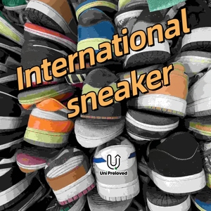 Chaussures d'occasion S33-1 en gros, marque S&B Air & J, coupe basse, maille de coton de haute qualité, vente en gros directe d'usine, chaussures de sport de seconde main de grade A - Product Image 2