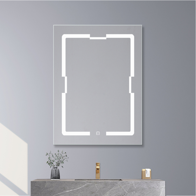 Hot Selling Rectangle LED Smart Bathroom Mirror Modern Home Bathing Beauty Illuminated Hot Selling Intelligent Bath Mirror LED