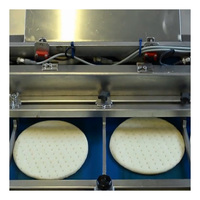 Voll automatische Maschine zur Herstellung gefrorener Pizza krusten mit hoher Ausbeute Pizza basis