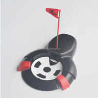 Equipo de Entrenamiento de Golf Eléctrico Automático para Retorno de Pelotas, con Varilla de Empuje y Rebote, Rojo y Negro, del Fabricante Original