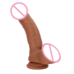 Simülasyon Yapay Penis Sıvı Silikon Çift Katmanlı Su Geçirmez Gerçekçi Cilt Dokusu Kadın Orgazm Mastürbatörü Yetişkin Seks Oyuncakları - Product Image 1