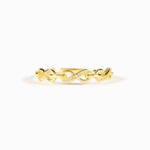 Anello dal Design Minimalista, Elegante Gioiello da Dito per Donne in Stile Francese di Lusso - Product Image 5