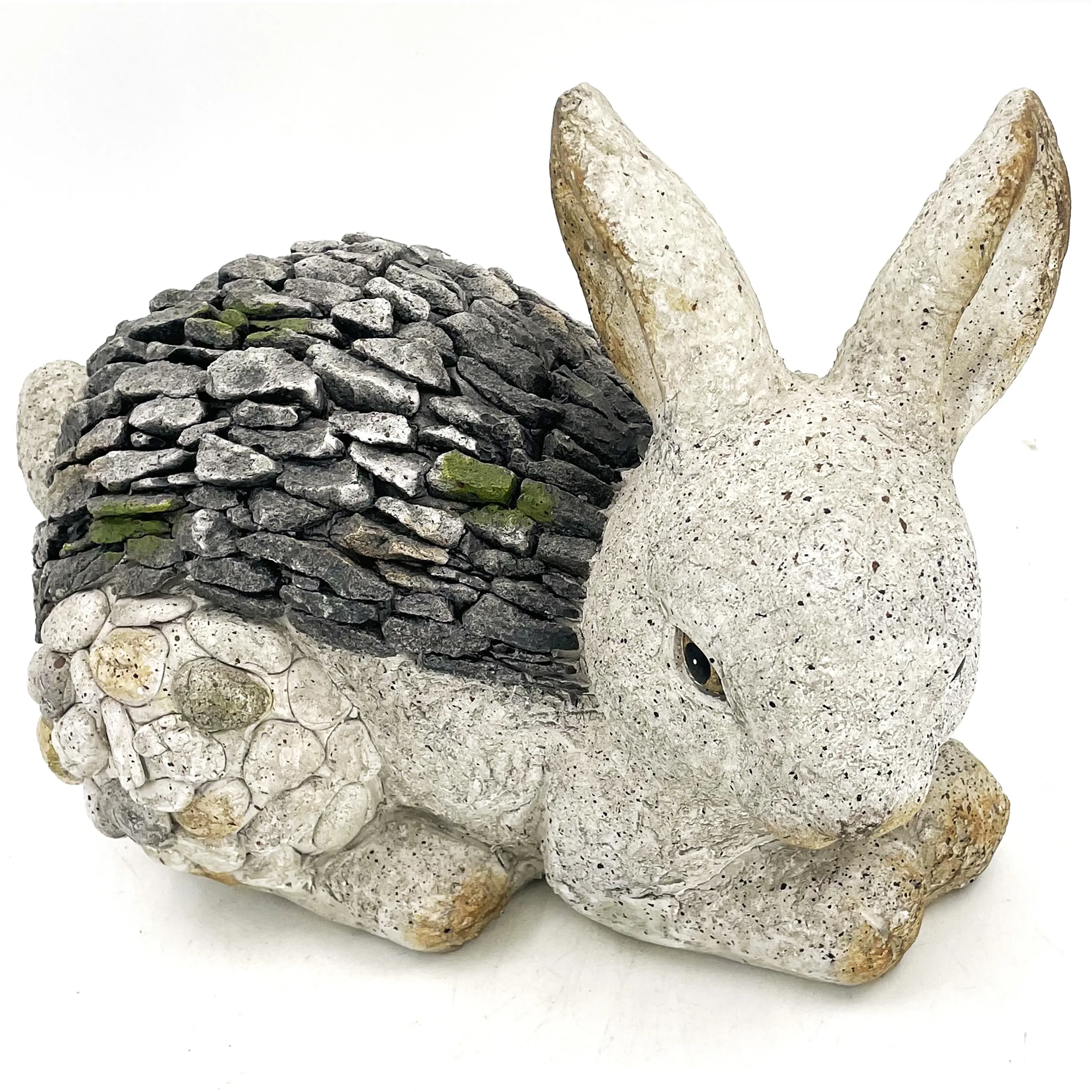 MGO tavşan bahçe dekorasyon taş finish magnezyum oksit el sanatları bahçe süs hayvan tavşan durumu