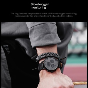 Anello Intelligente Transfrontaliero per Coppie, Contapassi, Monitoraggio del Sonno, Frequenza Cardiaca, Ossigeno nel Sangue, Misuratore di Pressione, Anello Sportivo - Product Image 3