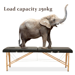 Table de massage, Table de massage professionnelle pour lit <span class=keywords><strong>spa</strong></span>, Lit de massage en bois pliable portable - Product Image 5