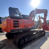 Excavatrice hydraulique d'occasion Hitachi 210LC en bon état pour la construction routière et les projets miniers