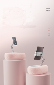 New Arrival <strong>Tablet</strong> Stand <strong>Pillow</strong> 360 Degree Adjustable Holder for Bed for Phone and ipad with Soft Plush Fabric - Product Image 2