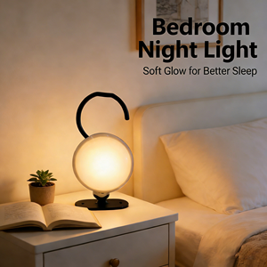 <b>Table</b> <b>Lamp</b> Bedside Multi Function Middle Modern Design Changing Touch Night Light Dimmable USB <b>Rechargeable</b> Portable - Product Image 4