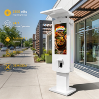 Terminal de Pago con Pantalla Táctil para Pedidos Digitales, Resistente al Agua IP66 para Exteriores, Máquina de Autoservicio Personalizada