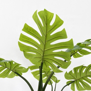 Nouveauté Décoration d'intérieur nordique <span class=keywords><strong>Plante</strong></span> en plastique 155 cm Monstera Deliciosa <span class=keywords><strong>Albo</strong></span> Feuille de tortue Faux Monstera Feuille de <span class=keywords><strong>plante</strong></span> - Product Image 3