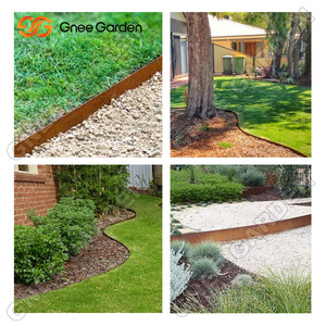 Bordatura per Giardino in Acciaio Corten Resistente e Rustico, Bordo Metallico per Paesaggistica - Product Image 3