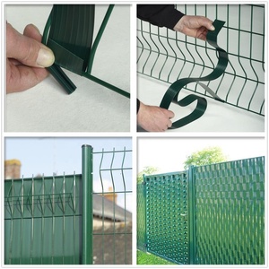 4.6cmx50m 100 <strong>Clips</strong> Hard PVC Strip Screen <strong>Fence</strong> for Garden Chain Link Weave Occultation PVC Kit Rigid Panel - Product Image 5