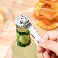 Décapsuleur sifflet porte-clés doré, décapsuleur personnalisé en acier inoxydable pour bière, porte-clés personnalisé en bois