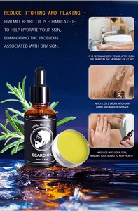 Kit de Soins pour Barbe Homme Adulte avec Huile et Baume pour la Croissance de la Barbe, Formule Accélératrice de Croissance, Emballage Anglais - Product Image 6