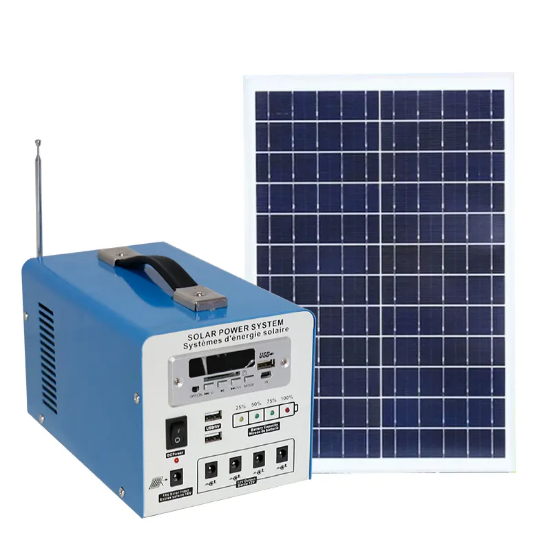 Outdoor Portable Solar Power Station USB Mobile Supply 84Wh 144Wh Gerador Solar High Power Energy Storage System Com Rádio