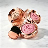 Stick crème illuminant Hojo de qualité supérieure, haute pigmentation, pour les joues, le corps et le visage, avec logo personnalisé, rose éclatant