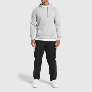 Sweat-shirt à capuche pour homme avec impression de logo personnalisé, 60% coton, 40% polyester, service OEM, sweat-shirt en molleton de haute qualité, fabricant - Product Image 4