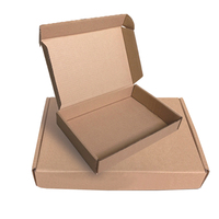 Boîte en papier kraft ondulé pliée pour emballage personnalisé de cadeaux, biscuits, épices, cosmétiques et gâteaux - Création de contenants sur mesure