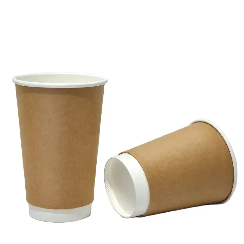Custom Disposable Paper Cups With Lids For Coffee/Espresso/Tea/Chocolate/Icecream/Smoothie/Soup/Matcha Packaging